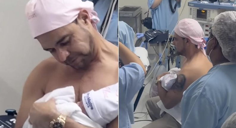 Zezé Di Camargo e Graciele Lacerda celebraram o nascimento de sua primeira filha