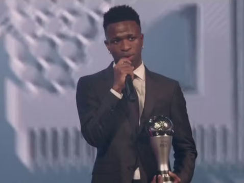 Fifa elege Vini Jr. o melhor jogador do mundo 