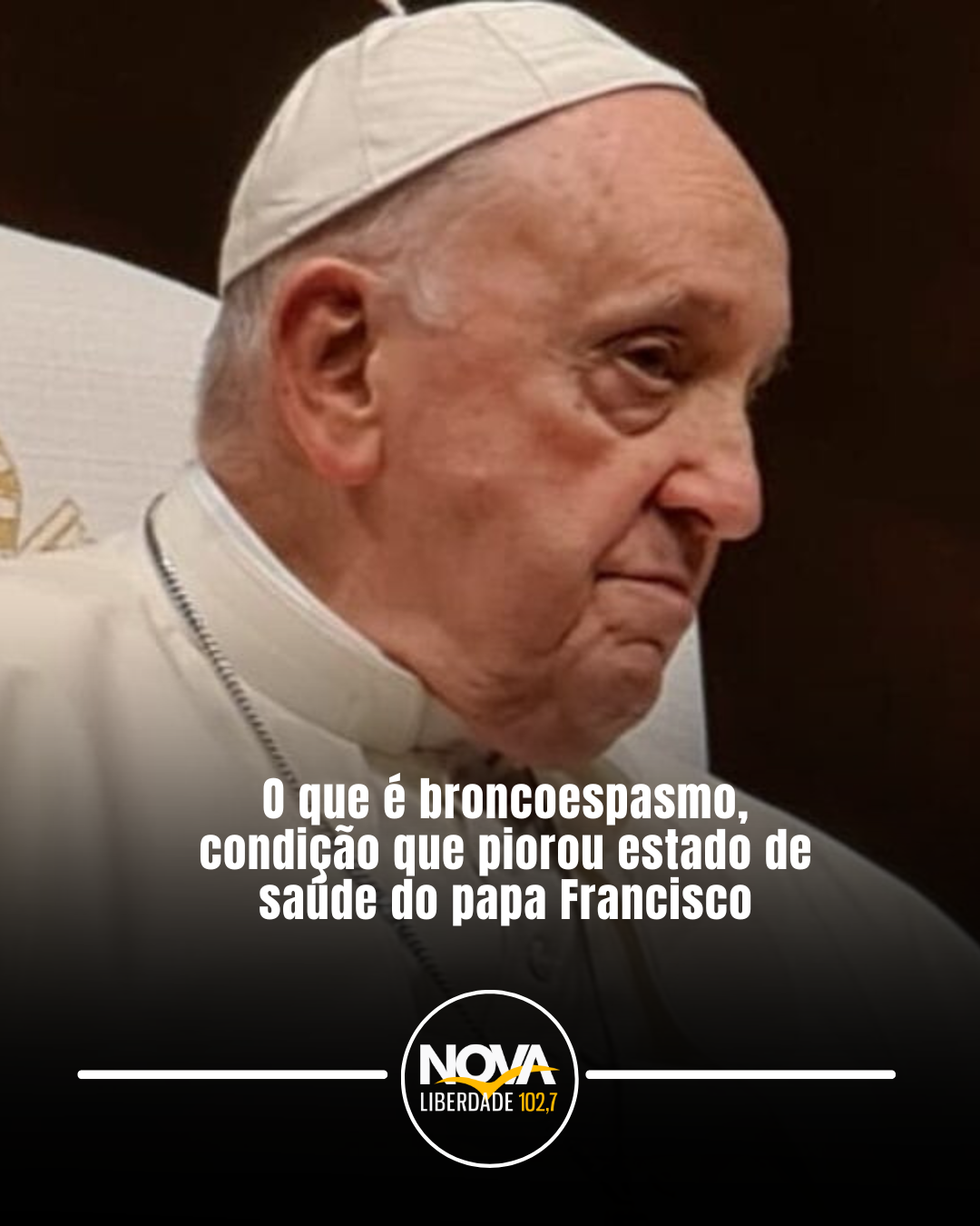 O que é broncoespasmo, condição que piorou estado de saúde do papa Francisco