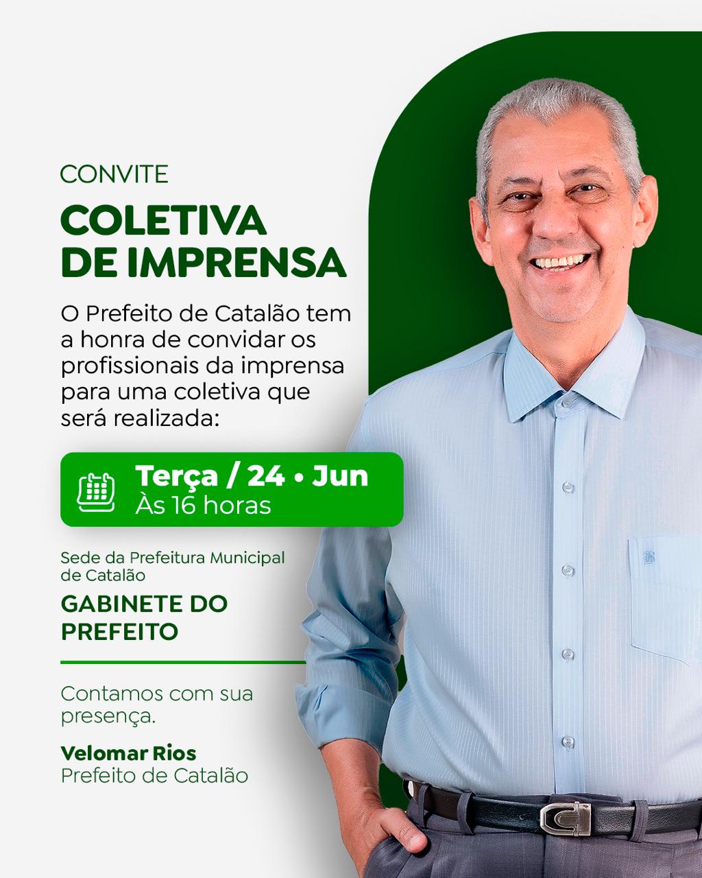 Convite Coletiva Imprensa – Catalão