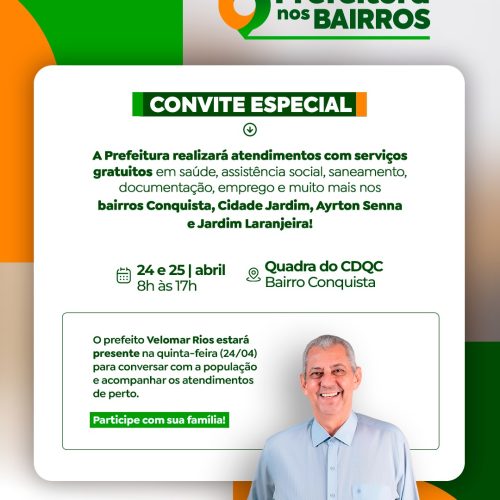 Convite especial da Prefeitura de Catalão