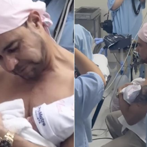 Zezé Di Camargo e Graciele Lacerda celebraram o nascimento de sua primeira filha