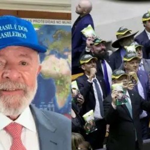 Guerra dos bonés: governo lança acessório com slogan nacionalista em resposta a apoiadores de Bolsonaro