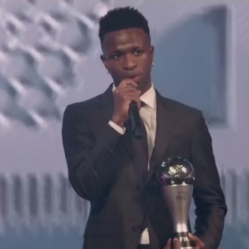 Fifa elege Vini Jr. o melhor jogador do mundo 